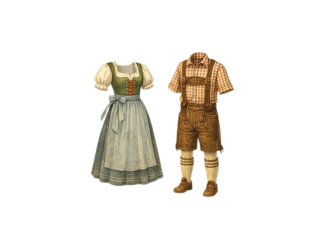 Dirndl y Lederhosen